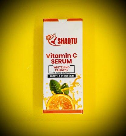 Shaqtu Vitamin C Serum for Glowing Skin – Brightening & Anti-Aging Formula – 30ml