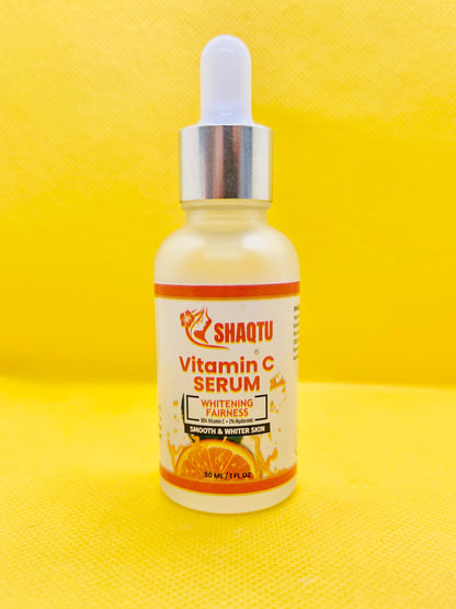 Shaqtu Vitamin C Serum for Glowing Skin – Brightening & Anti-Aging Formula – 30ml