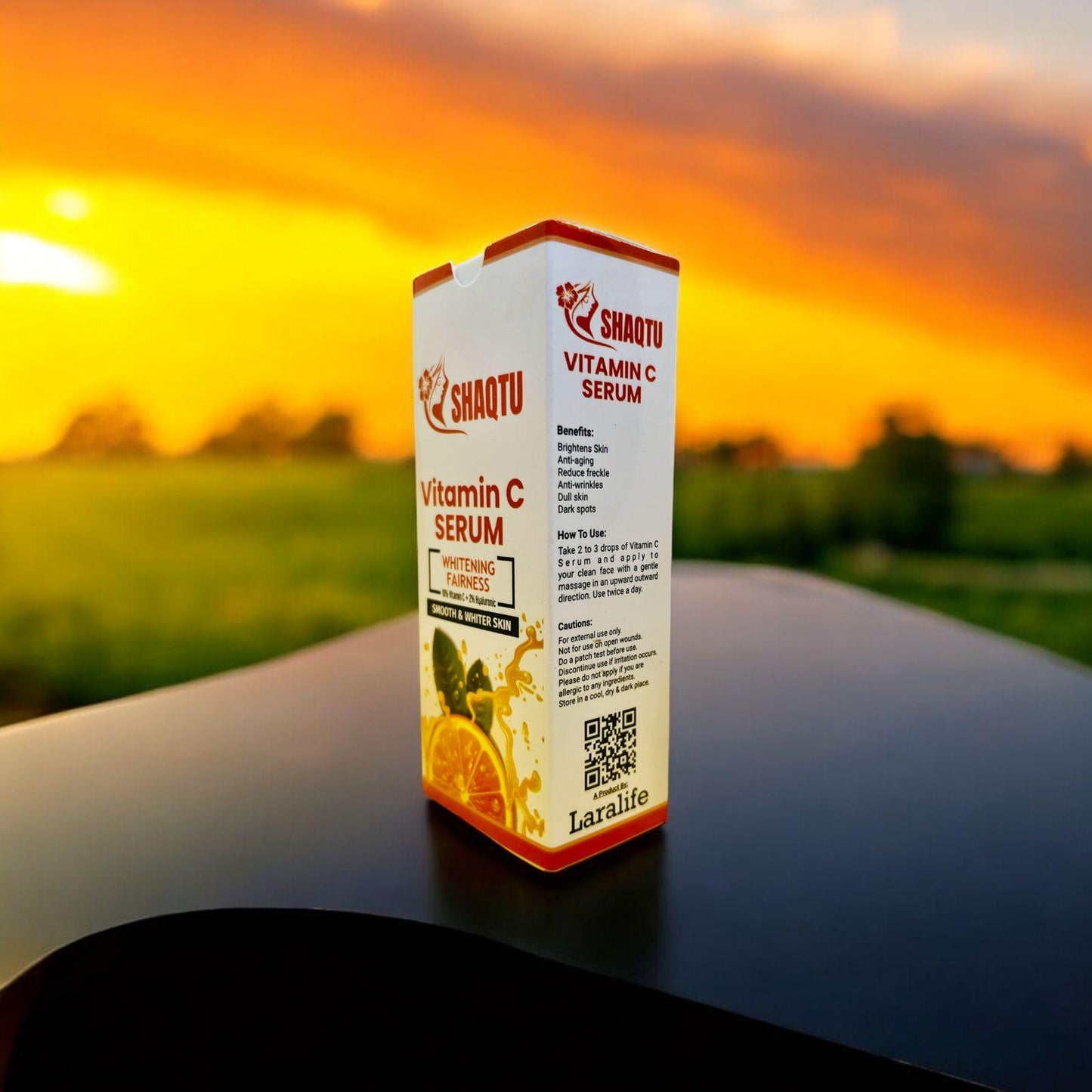 Shaqtu Vitamin C Serum for Glowing Skin – Brightening & Anti-Aging Formula – 30ml